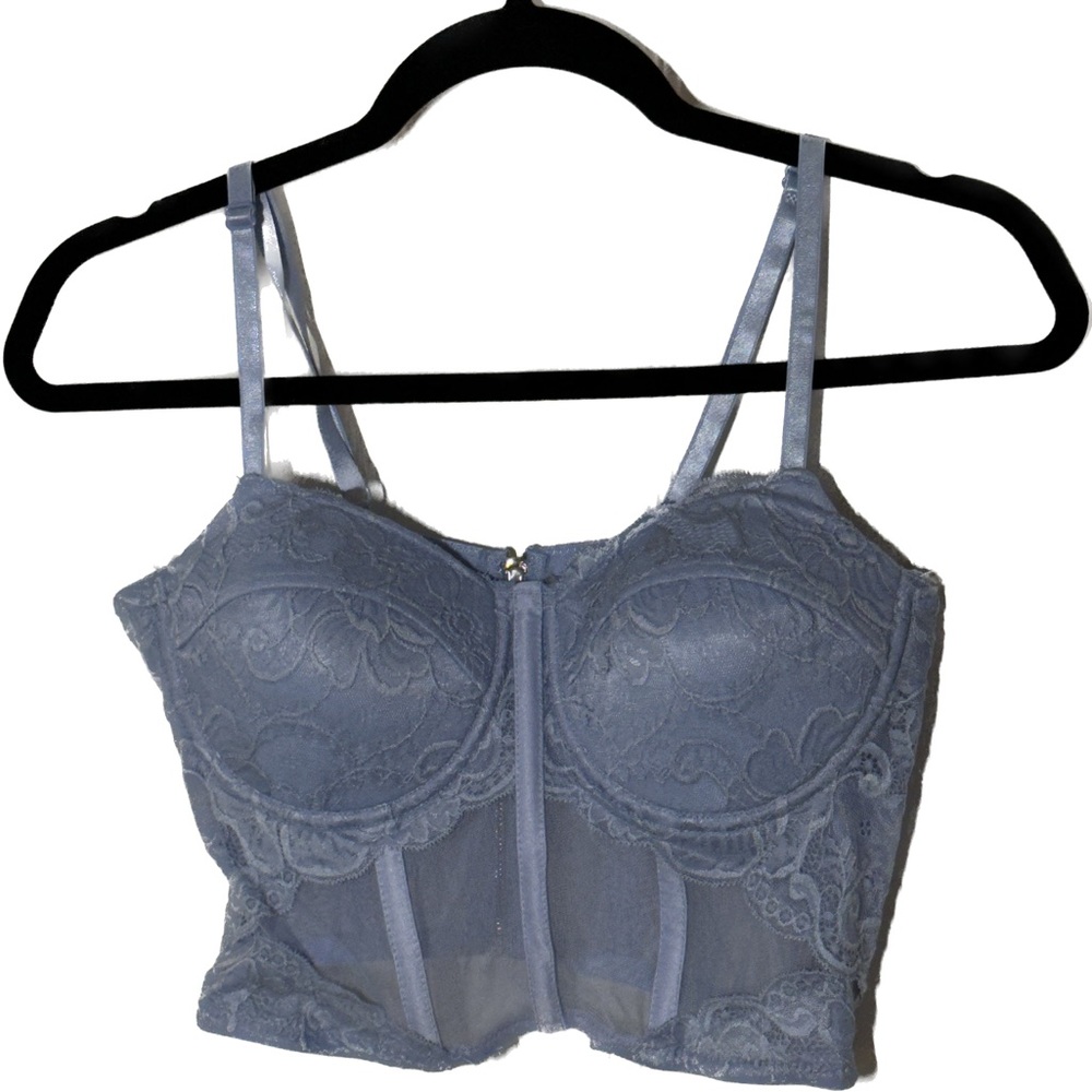 Baby Blue Corset Top
